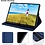 Ntech Hoesje Geschikt Voor Samsung Galaxy Tab S8 hoes Draaibare Book Case Cover Donker Blauw - Hoesje Geschikt Voor Samsung Galaxy Tab S8 hoesje 2022 - Tab S7 hoes 11 inch Tablet Hoes