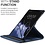 Ntech Hoesje Geschikt Voor Samsung Galaxy Tab S8 hoes Draaibare Book Case Cover Donker Blauw - Hoesje Geschikt Voor Samsung Galaxy Tab S8 hoesje 2022 - Tab S7 hoes 11 inch Tablet Hoes