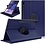 Ntech Hoesje Geschikt Voor Samsung Galaxy Tab S8 Plus hoes Draaibare Book Case Cover Donker Blauw - Hoesje Geschikt Voor Samsung Galaxy Tab S8 Plus hoesje 2022/ Tab S7 FE 2021/Tab S7 Plus 2020 hoesje -Tablet Hoes 12.4 Inch