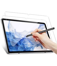 Ntech Samsung Tab S8 Plus screenprotector / Tab S7 FE screenprotector 2021/Galaxy Tab S7 Plus screenprotector 2pack Glas - Galaxy Tab S8 Plus 2022 Screenprotector - Samsung Galaxy Tab s8 Plus - Tab S7 Plus 12.4 inch 2022 Screenprotector