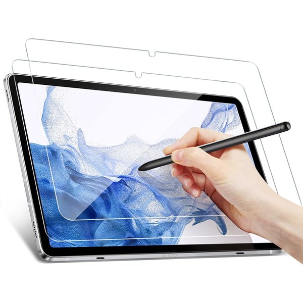 Ntech Screenprotector Geschikt voor Samsung Galaxy Tab S8 Plus screenprotector / Tab S7 FE screenprotector 2021/Galaxy Tab S7 Plus screenprotector 2pack Glas - Galaxy Tab S8 Plus 2022 Screenprotector - Screenprotector Geschikt voor Samsung Galaxy Tab s8 Plus -