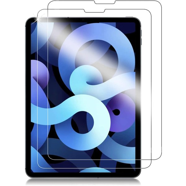 Ntech Screenprotector Geschikt voor iPad air 5 2pack Glas / 5th generatie / 10.9 2022 Screenprotector / Air 5 / Air 4  Screen Protector Glas