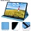 Ntech Hoesje Geschikt Voor Samsung Galaxy Tab S8 hoes Draaibare Book Case Cover Licht Blauw - Hoesje Geschikt Voor Samsung Galaxy Tab S8 hoesje 2022 - Tab S7 hoes 11 inch Tablet Hoes