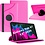 Ntech Hoesje Geschikt Voor Samsung Galaxy Tab S8 hoes Draaibare Book Case Cover Pink - Hoesje Geschikt Voor Samsung Galaxy Tab S8 hoesje 2022 - Tab S7 hoes 11 inch Tablet Hoes