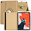 Ntech Hoes geschikt voor iPad Air 2022 360 Graden Draaibare Goud - Hoes geschikt voor iPad Air 5 hoes bookcase met standaard - Hoes geschikt voor iPad air 5 case 5e generatie hoes - Hoes geschikt voor iPad Air 2022 / Air 2020 hoes 10.9 - Hoes geschikt voor iPad