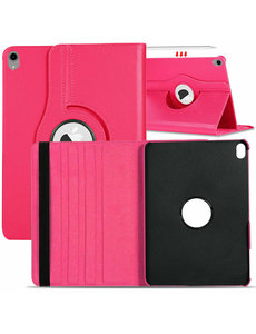 Ntech iPad Air 2022 Hoes 360 Graden Draaibare Pink - iPad Air 5 hoes bookcase met standaard - iPad air 5 case 5e generatie hoes - iPad Air 2022 / Air 2020 hoes 10.9 - hoes iPad Air 5 2022 - hoesje iPad Air 4 / 5