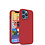 Ntech Hoesje Geschikt voor iPhone 13 Pro Max – Liquid siliconen backcover – Rood