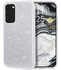 oTronica oTronica Backcover glitter hoesje voor Samsung Galaxy A33 (5G) - Zilver