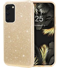 oTronica oTronica Backcover glitter hoesje voor Samsung Galaxy A33 - Goud