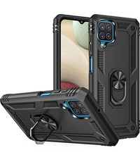 oTronica oTronica Armor Backcover voor Samsung Galaxy A12 (5G) Hoesje - Zwart