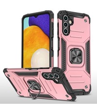 oTronica oTronica Backcover voor Samsung Galaxy A13 5G / A04s Hoesje – Met auto mount - Rose goud