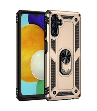 oTronica oTronica Backcover voor Samsung Galaxy A13 5G / A04s Hoesje – Met auto mount – Goud