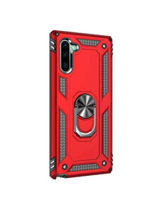 oTronica oTronica Backcover voor Samsung Galaxy A13 5G / A04s Hoesje – Met auto mount - Rood