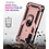 oTronica Otronica Backcover Geschikt Voor Samsung Galaxy A13 5G / A04s Hoesje - Ring Houder – Rose goud