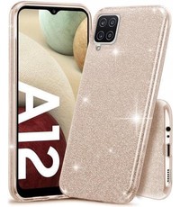 oTronica oTronica Backcover glitter hoesje voor Samsung Galaxy A12 Hoesje