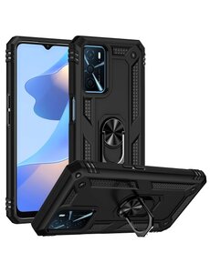 oTronica oTronica Armor Backcover voor Oppo A16 hoesje - Zwart