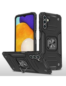 oTronica oTronica Backcover voor Samsung Galaxy A13 5G / A04s Hoesje – Met auto mount - Zwart