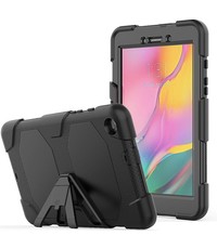 Merkloos Samsung Galaxy Tab A 8.0 (2019) Hoesje - Heavy Duty Case - Zwart