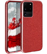 oTronica oTronica Backcover glitter hoesje voor Samsung Galaxy A33 (5G) - Rood