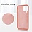 Ntech Hoesje Geschikt Voor Samsung Galaxy A12 hoesje - A22 5G hoesje Silicone Licht Rose - Galaxy A12 / Hoesje Geschikt Voor Samsung Galaxy M12 hoesje Liquid Silicone Soft Nano cover - 2pack Screenprotector Galaxy A12 / M12