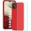 Ntech Hoesje Geschikt Voor Samsung Galaxy A12 hoesje - A22 5G hoesje Silicone Rood - Galaxy A12 / Hoesje Geschikt Voor Samsung Galaxy M12 hoesje Liquid Silicone Soft Nano cover - 2pack Screenprotector Galaxy A12 / M12