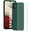 Ntech Hoesje Geschikt Voor Samsung Galaxy A12 hoesje - A22 5G hoesje Silicone Pine Groen - Galaxy A12 / Hoesje Geschikt Voor Samsung Galaxy M12 hoesje Liquid Silicone Soft Nano cover - 2pack Screenprotector Galaxy A12 / M12