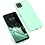 Ntech Hoesje Geschikt Voor Samsung Galaxy A22 hoesje - A22 5G hoesje Silicone Mint Groen - Galaxy A22 hoesje Liquid Silicone Soft Nano cover - 2pack Screenprotector Galaxy A22