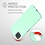 Ntech Hoesje Geschikt Voor Samsung Galaxy A22 hoesje - A22 5G hoesje Silicone Mint Groen - Galaxy A22 hoesje Liquid Silicone Soft Nano cover - 2pack Screenprotector Galaxy A22