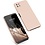 Ntech Hoesje Geschikt Voor Samsung Galaxy A22 hoesje - A22 5G hoesje Silicone Pink Sand - Galaxy A22 hoesje Liquid Silicone Soft Nano cover - 2pack Screenprotector Galaxy A22