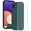 Ntech Hoesje Geschikt Voor Samsung Galaxy A22 hoesje - A22 5G hoesje Silicone Pine Groen - Galaxy A22 hoesje Liquid Silicone Soft Nano cover - 2pack Screenprotector Galaxy A22