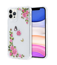 Ntech Hoesje met bloemenprint iPhone 11 Pro Max