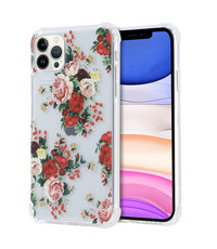 Ntech Hoesje met bloemenprint iPhone 11 Pro Max