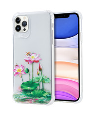 Ntech Hoesje met bloemenprint iPhone 11 Pro MaxLuxe