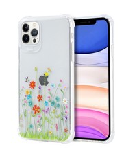 Ntech Hoesje met bloemenprint iPhone 12/12 ProLuxe