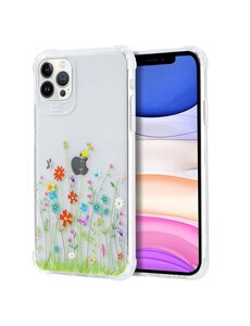 Ntech Hoesje met bloemenprint iPhone 12 Pro MaxLuxe