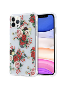 Ntech Hoesje met bloemenprint iPhone 11 Pro