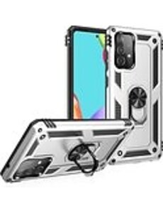 oTronica oTronica Armor Backcover Hoesje voor Samsung  Galaxy A03S  -  Zilver