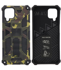 Ntech Samsung Galaxy A12 5G Hoesje - Rugged Extreme Backcover