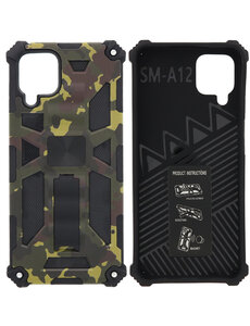Ntech Samsung Galaxy A12 5G Hoesje - Rugged Extreme Backcover
