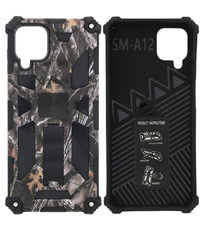 Ntech Samsung Galaxy A12 5G Hoesje - Rugged Extreme Backcover