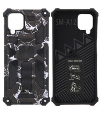 Ntech Samsung Galaxy A12 5G Hoesje - Rugged Extreme Backcover