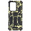 Ntech Hoesje Geschikt Voor Samsung Galaxy S20 Ultra Hoesje - Rugged Extreme Backcover Army Camouflage met Kickstand - Groen