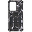 Ntech Hoesje Geschikt Voor Samsung Galaxy S20 Ultra Hoesje - Rugged Extreme Backcover Marmer Camouflage met Kickstand - Zwart