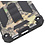 Ntech Hoesje Geschikt Voor Samsung Galaxy S20 Ultra Hoesje - Rugged Extreme Backcover Blaadjes Camouflage met Kickstand - Groen