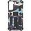 Ntech Hoesje Geschikt Voor Samsung Galaxy S21 Hoesje - Rugged Extreme Backcover Camouflage met Kickstand - Paars