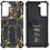 Ntech Hoesje Geschikt Voor Samsung Galaxy S21 Hoesje - Rugged Extreme Backcover Army Camouflage met Kickstand - Groen