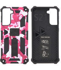 Ntech Samsung Galaxy S21 Hoesje Rugged Extreme Backcover