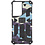 Ntech Hoesje Geschikt Voor Samsung Galaxy S21 Plus Hoesje - Rugged Extreme Backcover Camouflage met Kickstand - Paars