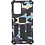 Ntech Hoesje Geschikt Voor Samsung Galaxy S20 Hoesje - Rugged Extreme Backcover Camouflage met Kickstand - Paars
