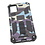 Ntech Hoesje Geschikt Voor Samsung Galaxy A71 (4G) Hoesje - Rugged Extreme Backcover Camouflage met Kickstand - Paars